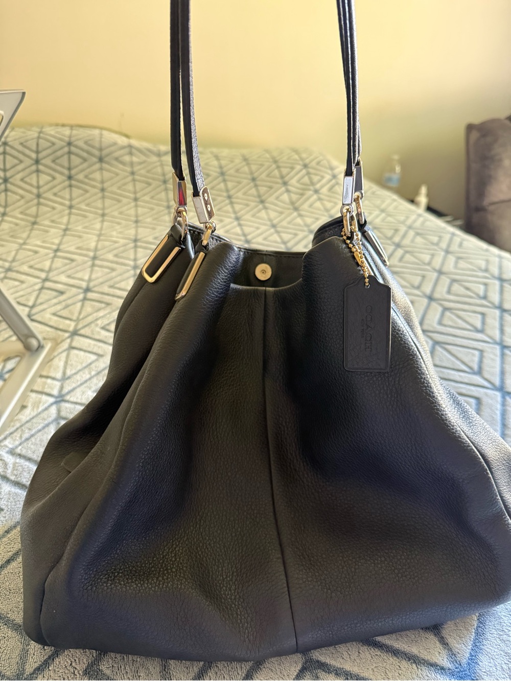 Coach Navy Phoebe Madison Bag - Picture 6 of 10
